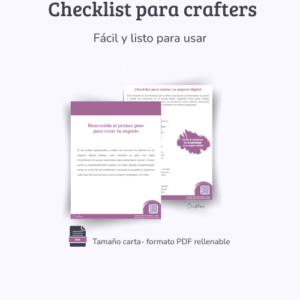 Alternative view of Checklist para crafters Tu taller digital